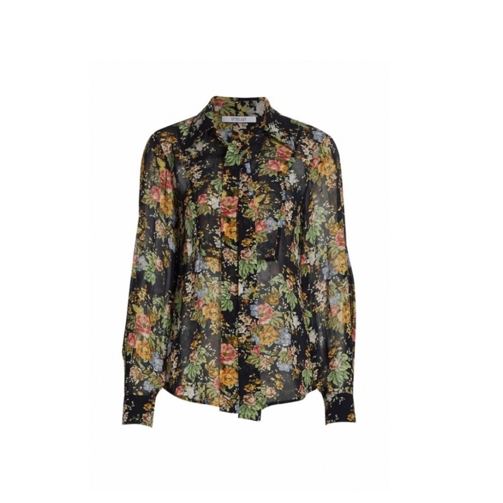 Derek Lam Crosby Irene floral blouse